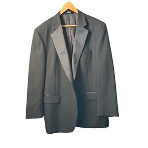 Joseph A Bank Tuxedo Notch Jacket 510 B 100% Wool 44R